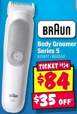 JB Hi-Fi BRAUN Body Groomer Series 5 offer