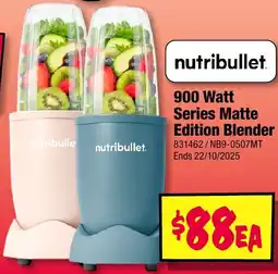 JB Hi-Fi nutribullet Series Matte Edition Blender offer