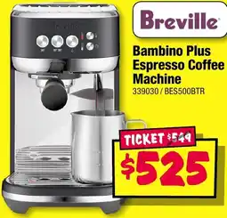 JB Hi-Fi Breville Bambino Plus Espresso Coffee Machine offer