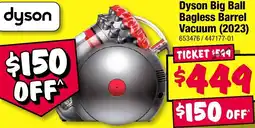 JB Hi-Fi Dyson Big Ball Bagless Barrel Vacuum offer