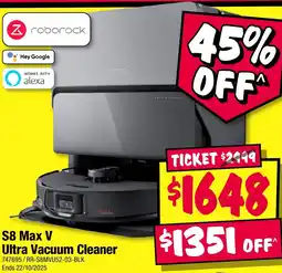 JB Hi-Fi roborock S8 Max V Ultra Vacuum Cleaner offer