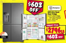 JB Hi-Fi Quad Door Fridge offer