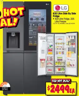 JB Hi-Fi LG Side By Side Fridge offer