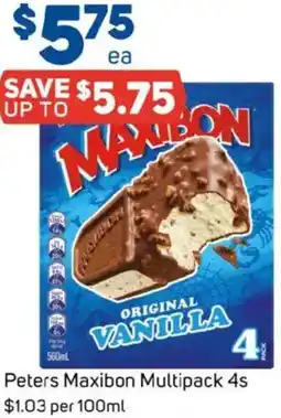 Foodland Peters Maxibon Multipack offer