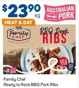 Foodland Family chef ready to rock bbq pork ribs offer