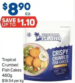 Foodland Tropical crumbed fish cake offer
