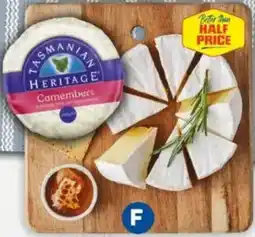 Foodland Tasmanian heritage double brie or camembert offer