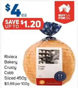 Foodland Riviera bakery crusty cobb sliced offer