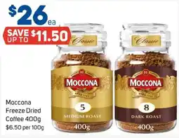 Foodland Moccona freeze dried coffee offer