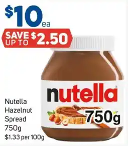 Foodland Nutella hazelnut spread offer