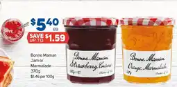Foodland Bonne maman jam or marmalade offer