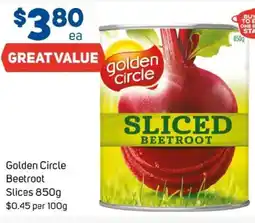 Foodland Golden circle beetroot slices offer