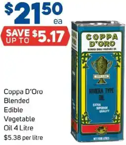 Foodland Coppa d'oro blended edible vegetable oil offer