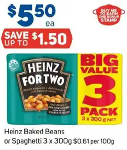Foodland Heinz baked beans or spaghetti offer