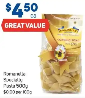 Foodland Romanella specialty pasta offer