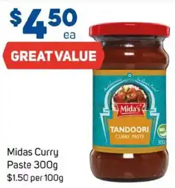 Foodland Midas curry paste offer