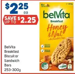 Foodland Belvita breakfast biscuit or sandwich bars offer