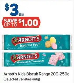Foodland Arnott's kids biscuit range (selected varieties only) offer