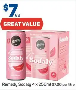 Foodland Remedy sodaly offer
