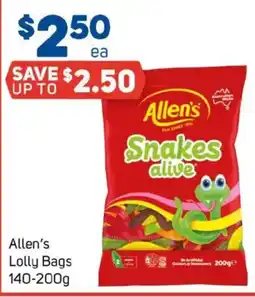 Foodland Allen's lolly bags offer