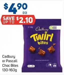 Foodland Cadbury or pascall choc bites offer