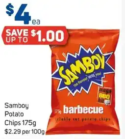 Foodland Samboy potato chips offer