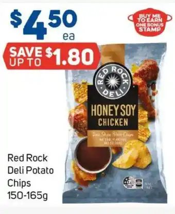 Foodland Red rock deli potato chips offer