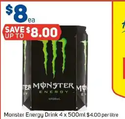 Foodland Monster energy drink offer