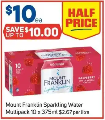 Foodland Mount franklin sparkling water multipack offer
