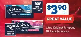 Foodland Libra original tampons offer
