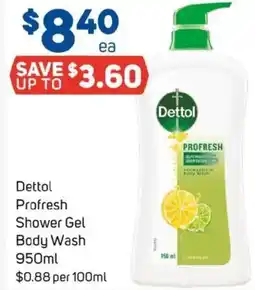Foodland Dettol profresh shower gel body wash offer