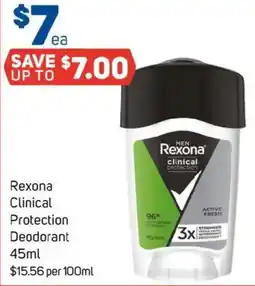 Foodland Rexona clinical protection deodorant offer