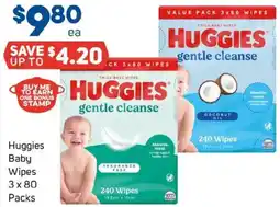 Foodland Huggies baby wipes offer