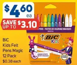 Foodland Bic kids felt pens magic offer