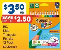 Foodland Bic kids triangular pencils offer