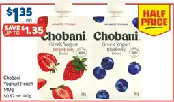 Foodland Chobani yoghurt pouch offer