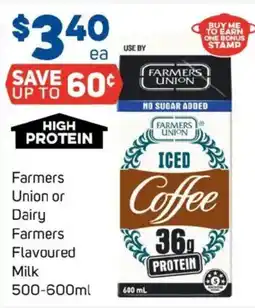 Foodland Farmers union or dairy farmers flavoured milk offer