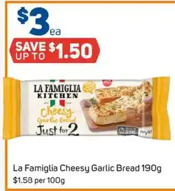 Foodland La famiglia cheesy garlic bread offer