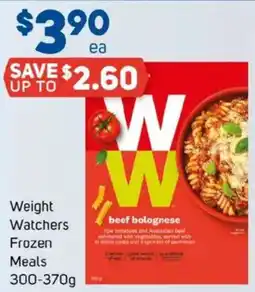 Foodland Weight watchers frozen meals offer
