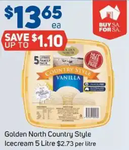 Foodland Golden north country style icecream offer