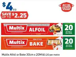 Foodland Multix alfoil or bake offer