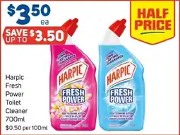 Foodland Harpic fresh power toilet cleaner offer