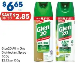 Foodland Glen 20 all in one disinfectant spray offer