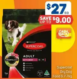 Foodland Supercoat dry dog food offer