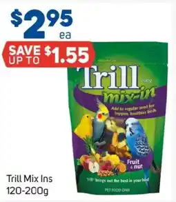 Foodland Trill mix ins offer