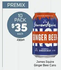Foodland James squire ginger beer cans offer