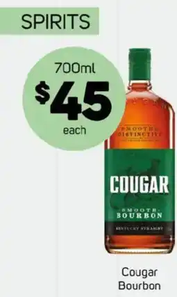 Foodland Cougar bourbon offer