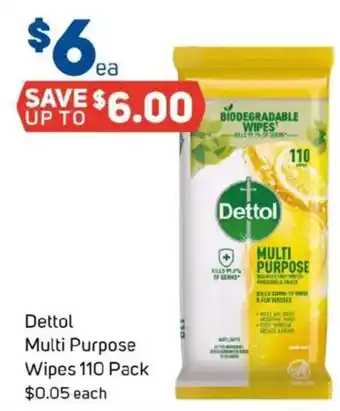 Foodland Dettol multi purpose wipes offer