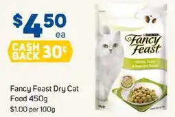 Foodland Fancy feast dry cat food offer