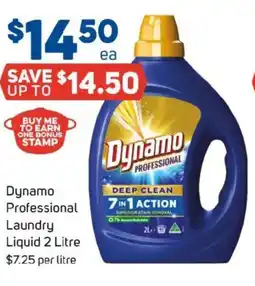 Foodland Dynamo professional laundry liquid offer